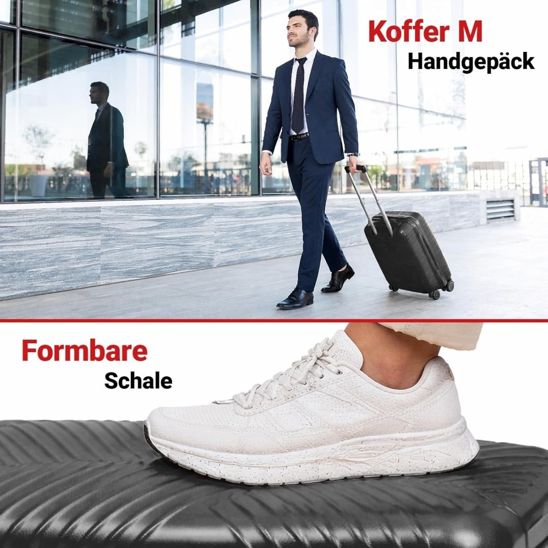Kelioninių lagaminų rinkinys Berwin 3 vnt. kieto korpuso su ratukais TSA XL L M – papildoma nuotrauka 4