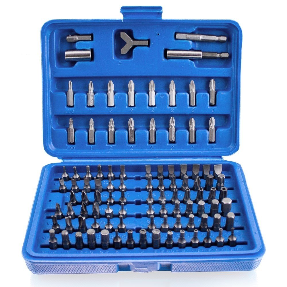 BITUXX TORX ir šešiakampių antgalių rinkinys dėžėje, 100 dalių – BITUXX®