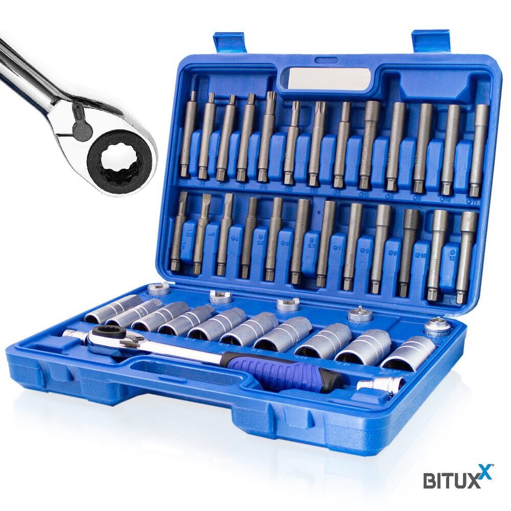 Amortizatorių ir guolių aptarnavimo įrankių rinkinys – BITUXX®