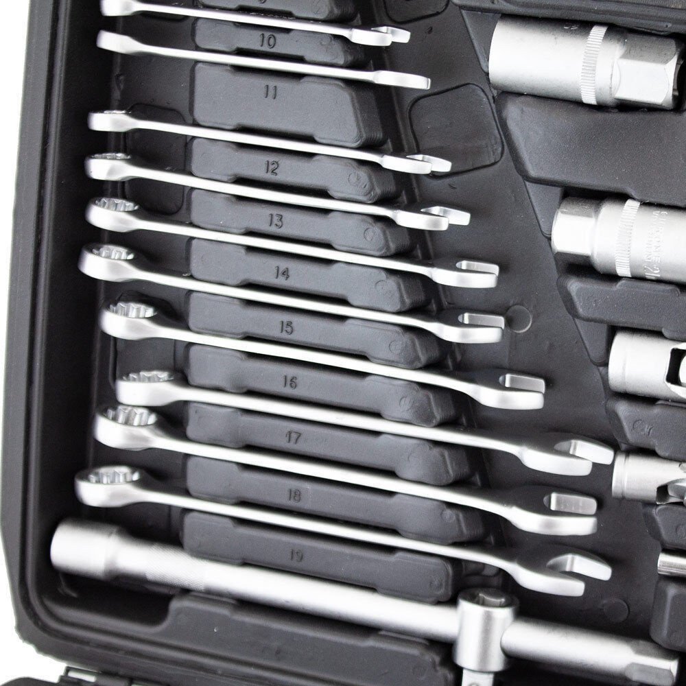 215 dalių rankinių įrankių rinkinys lagamine su TORX raktais ir terkšlėmis – BITUXX® – papildoma nuotrauka 3