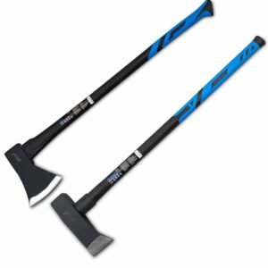 BITUXX kirvių rinkinys, anglinis plienas, gumuoti kotai – BITUXX®