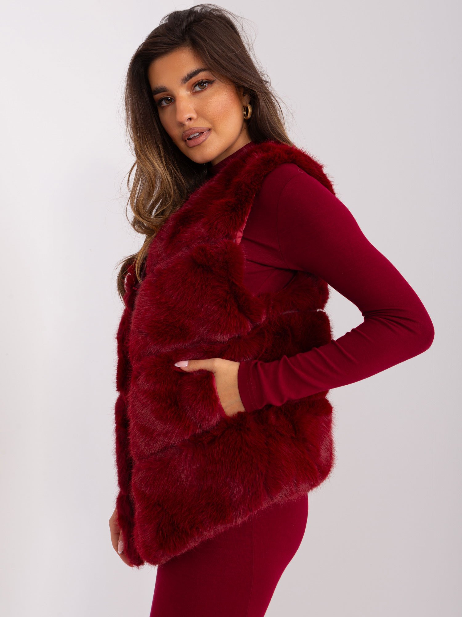 Wool Fashion Italia moteriška liemenė ATKZ2349 - Image 3