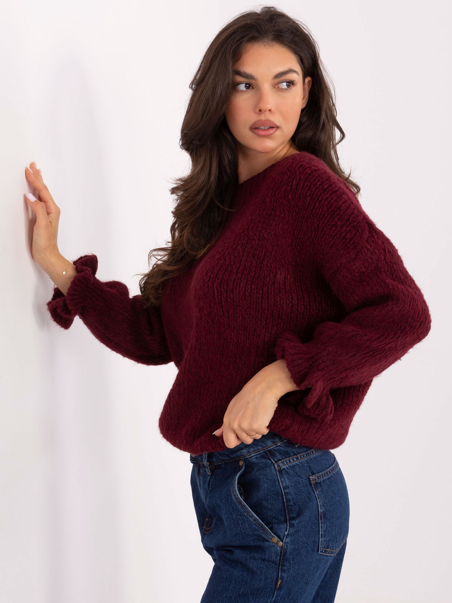 ITALY MODA moteriškas megztinis MISW2912 - Image 4