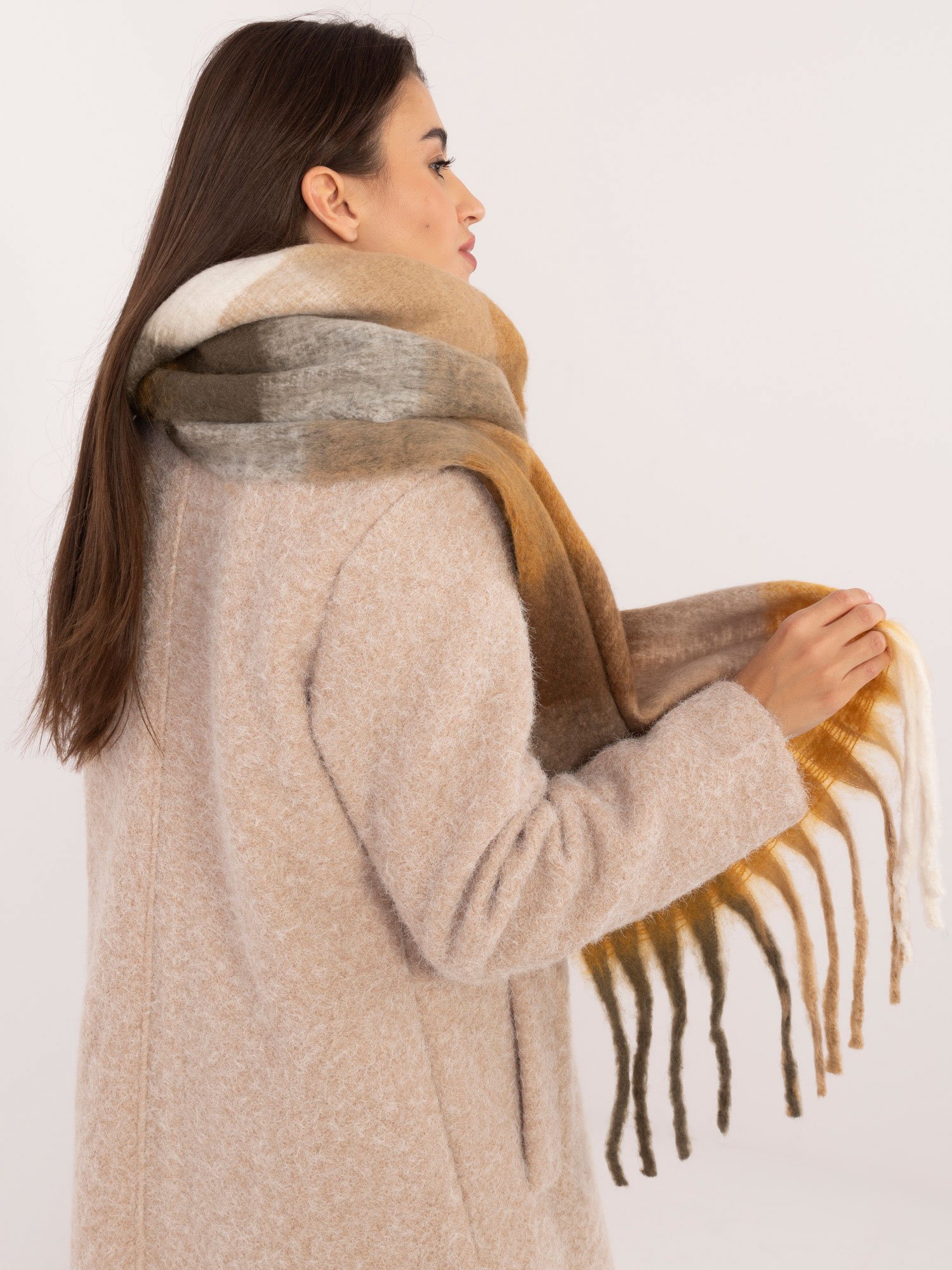 Wool Fashion Italia moteriškas šalikas / skara ATSZ2312501 - Image 4
