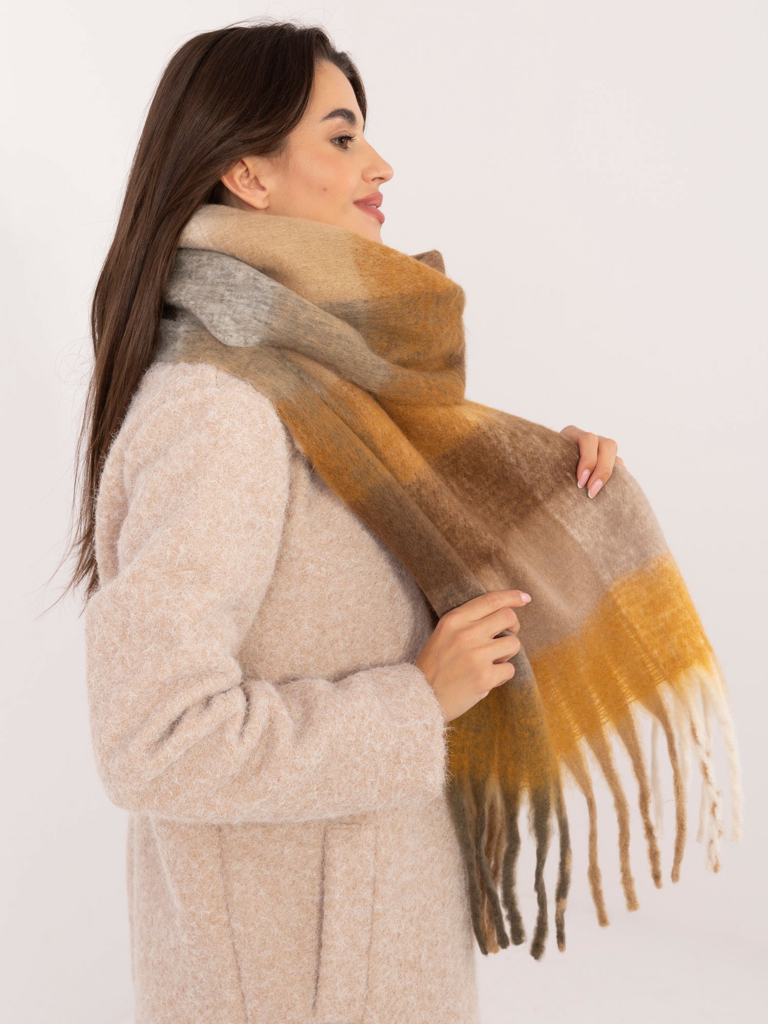 Wool Fashion Italia moteriškas šalikas / skara ATSZ2312501 - Image 3