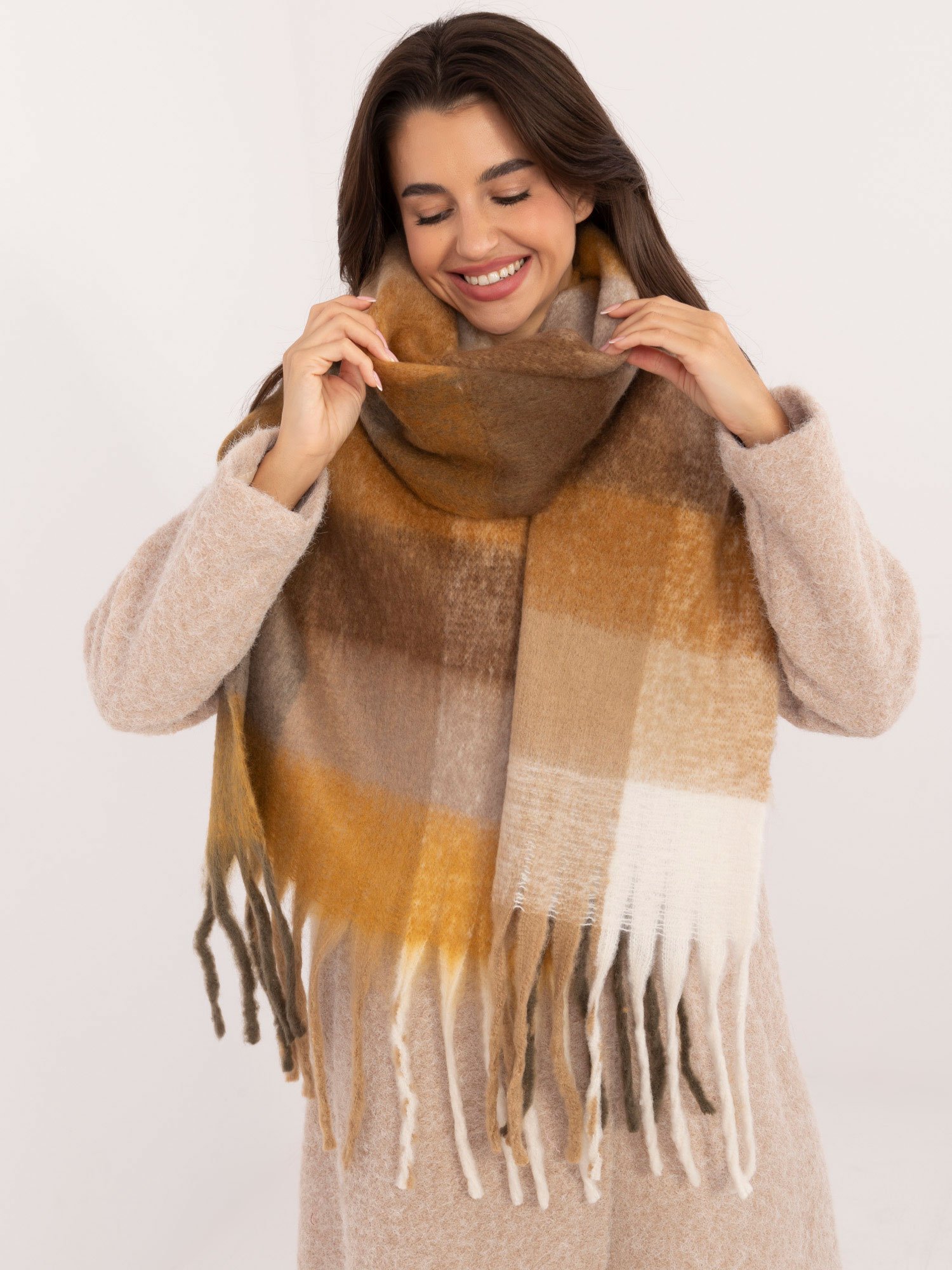 Wool Fashion Italia moteriškas šalikas / skara ATSZ2312501 - Image 2