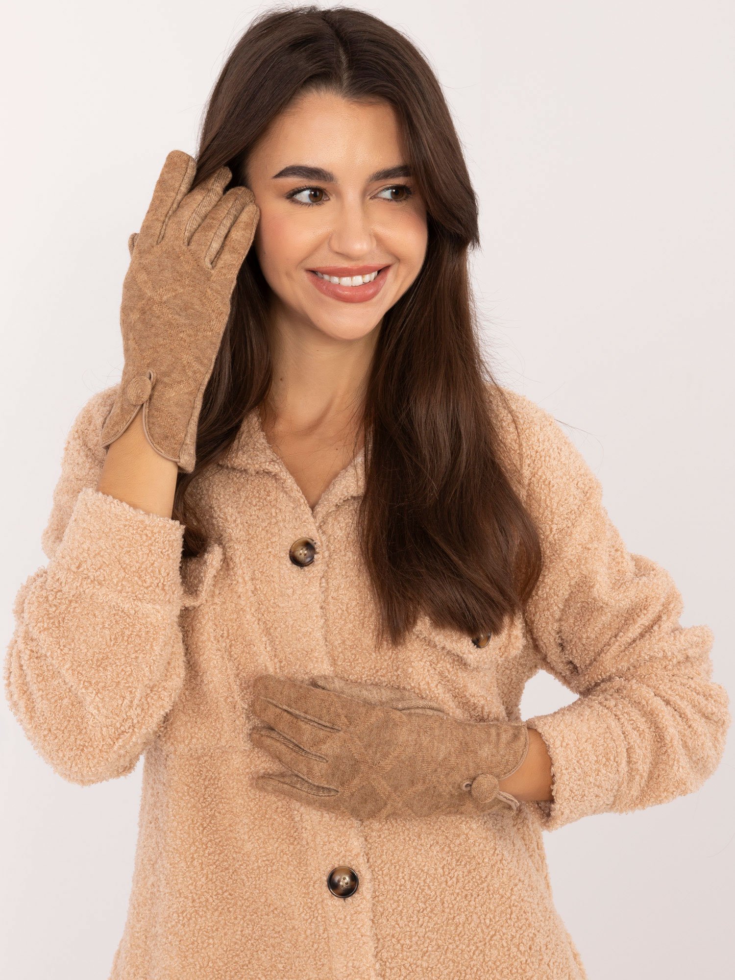 Wool Fashion Italia moteriškos pirštinės ATRK23903 - Image 3