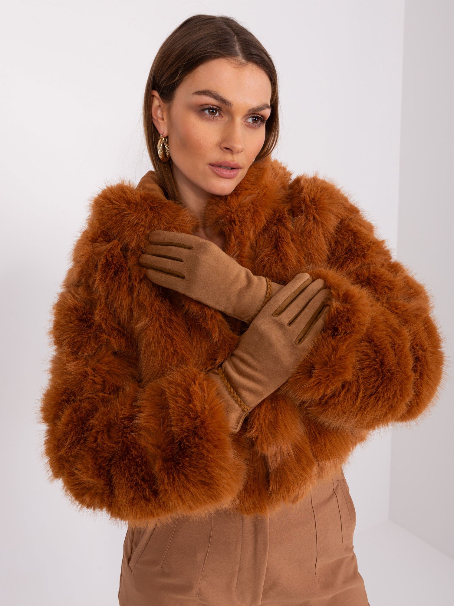 Wool Fashion Italia moteriškos pirštinės ATRK238601 - Image 4