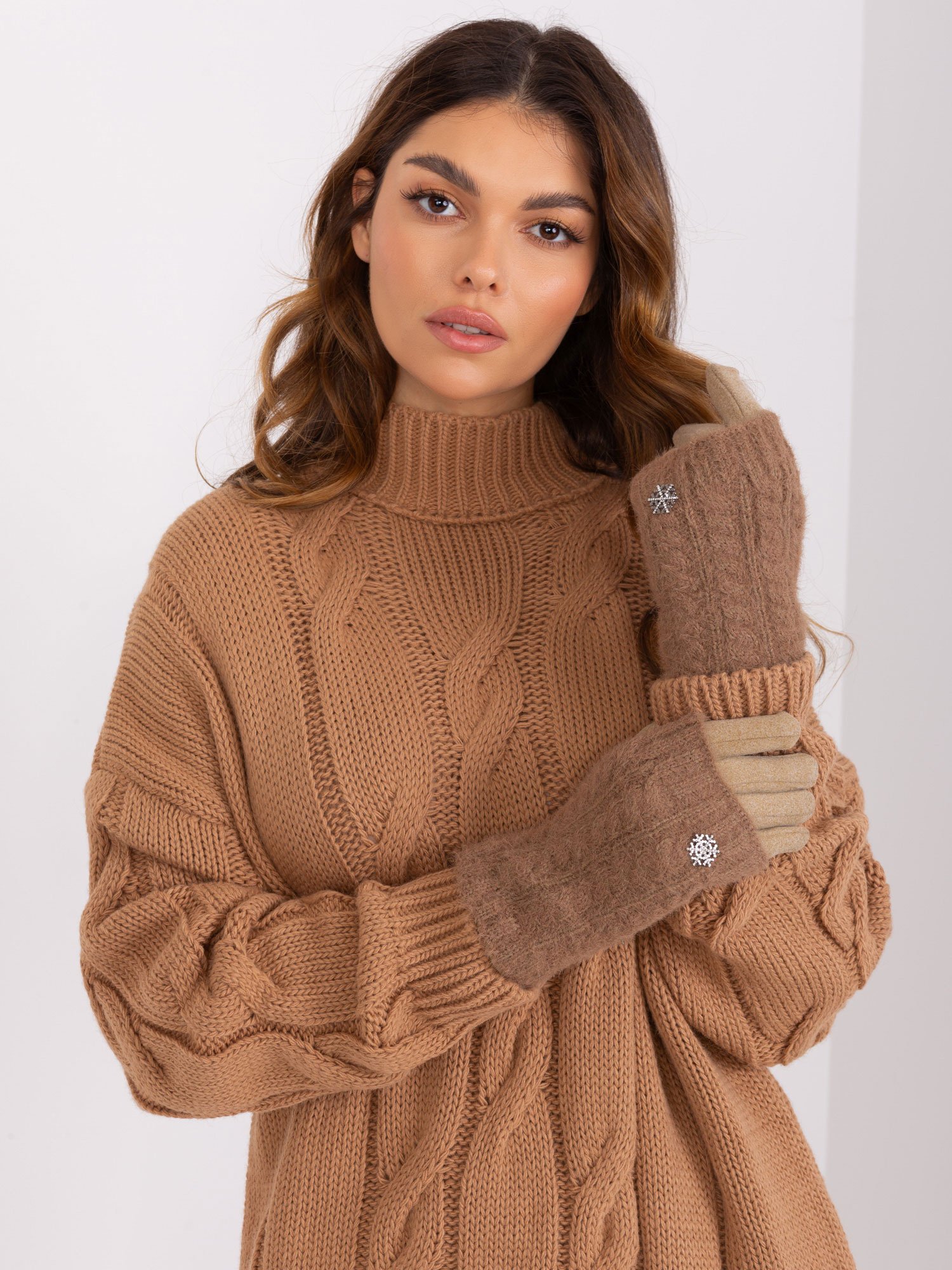 Wool Fashion Italia moteriškos pirštinės ATRK231405 - Image 2