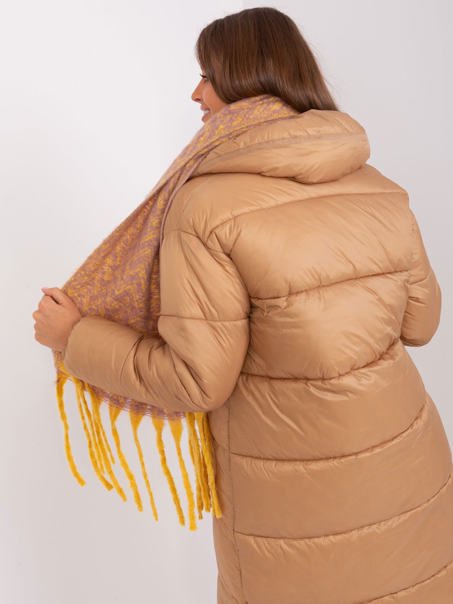 Wool Fashion Italia moteriškas šalikas / skara ATSZ23125 - Image 2