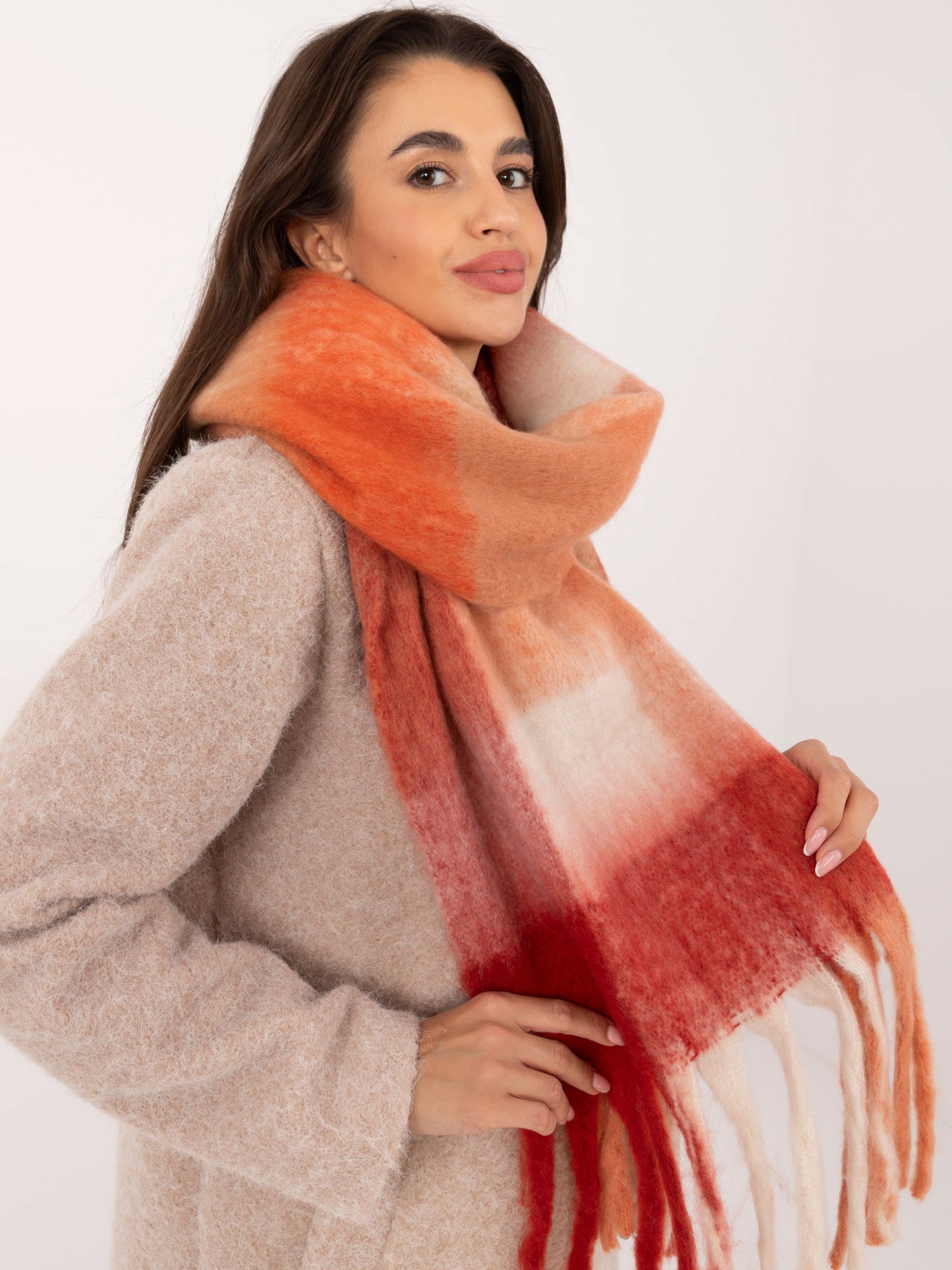 Wool Fashion Italia moteriškas šalikas / skara ATSZ2312502 - Image 2