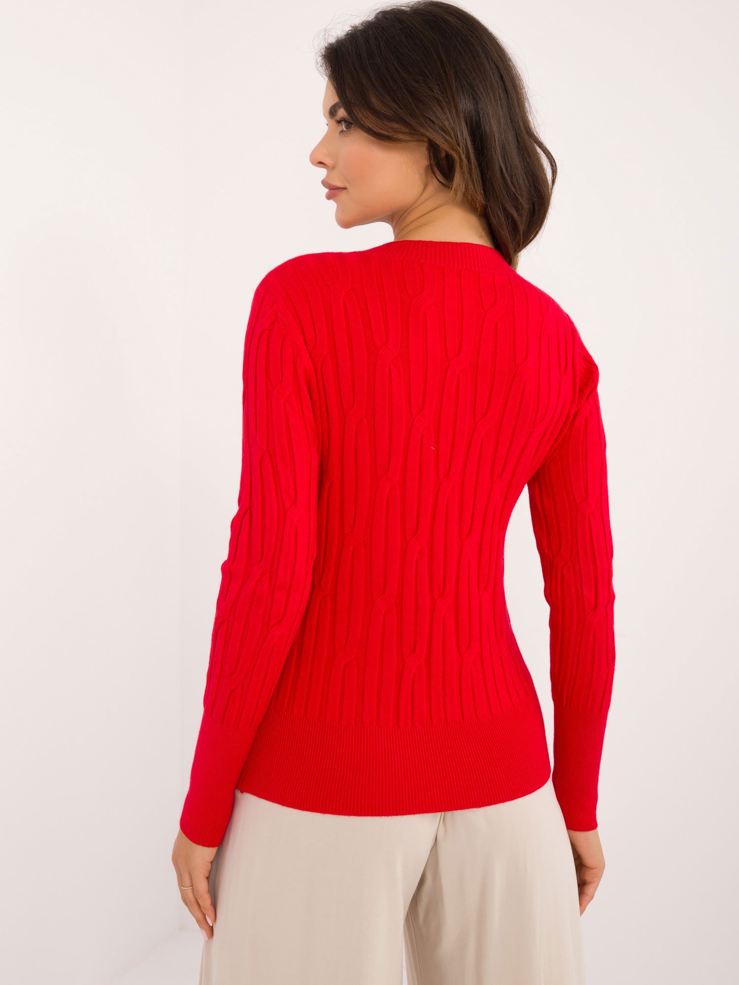 Wool Fashion Italia moteriškas megztinis ATSW23382 - Image 3