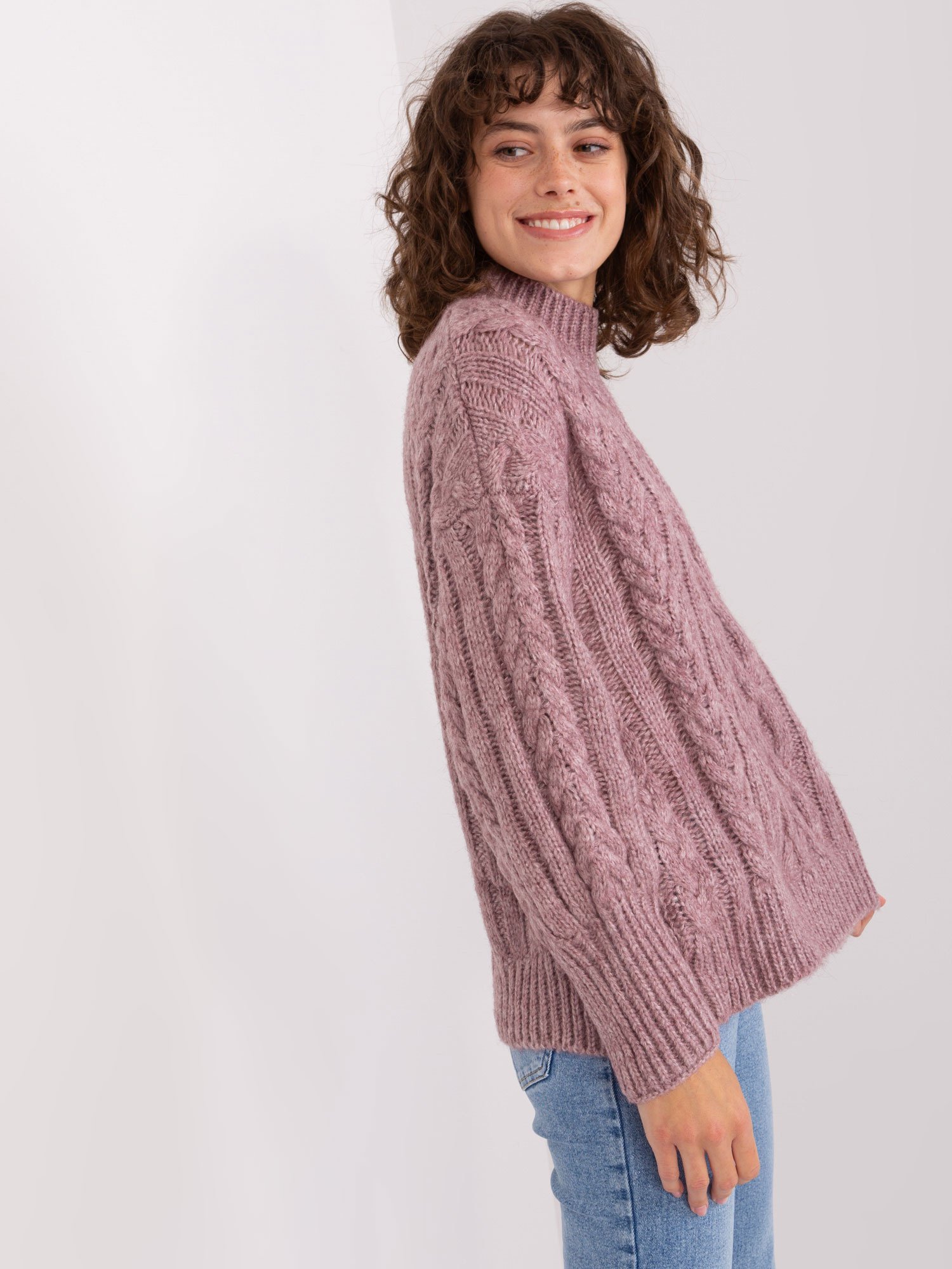 Wool Fashion Italia moteriškas megztinis ATSW23632 - Image 3