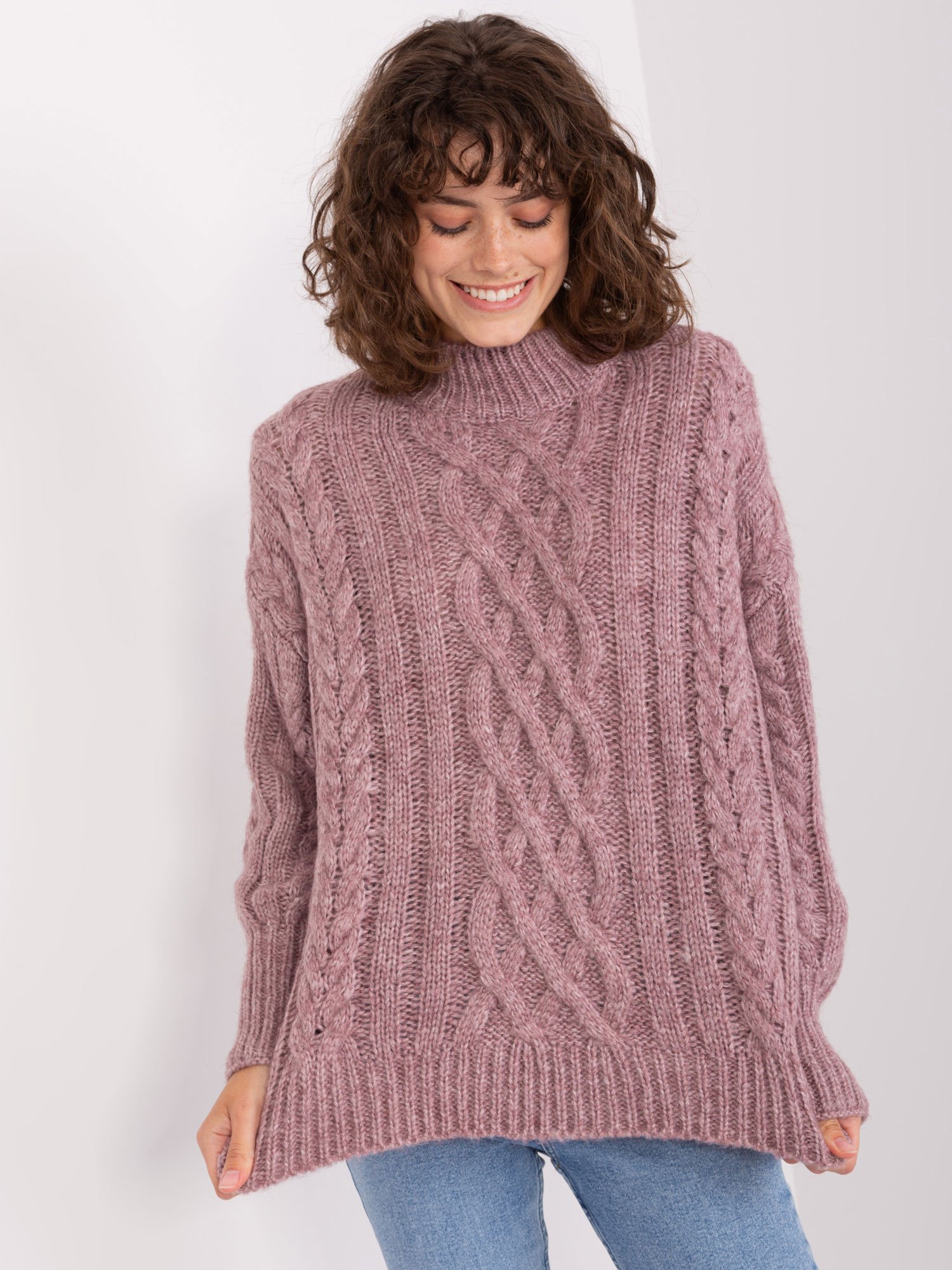 Wool Fashion Italia moteriškas megztinis ATSW23632 - Image 4