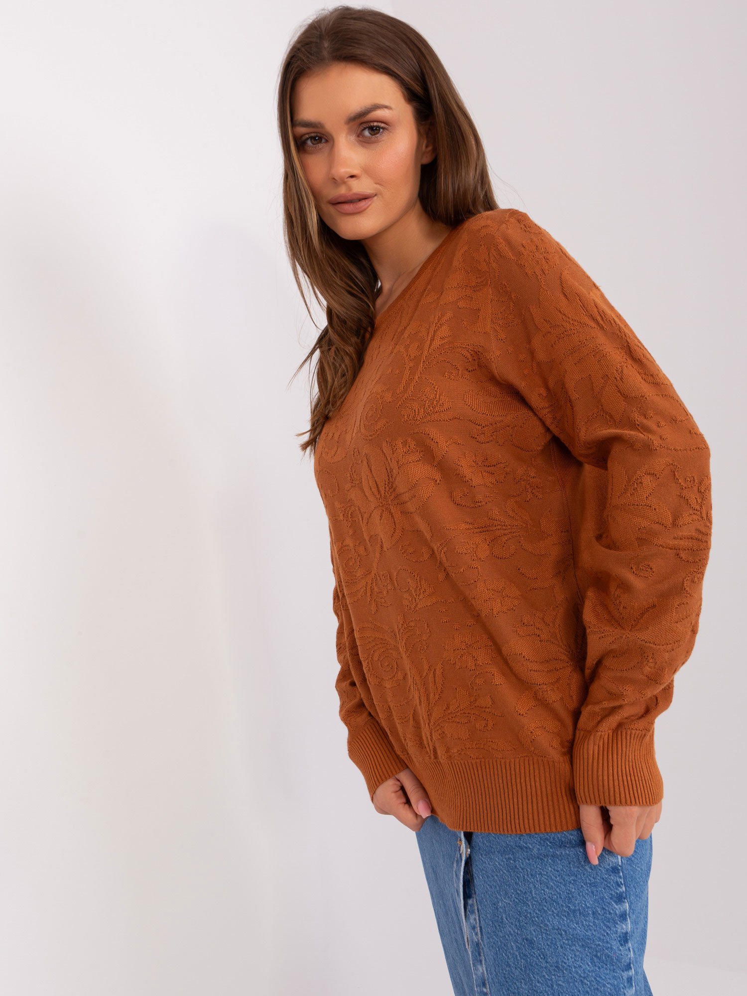 Wool Fashion Italia moteriškas megztinis ATSW2231A - Image 3