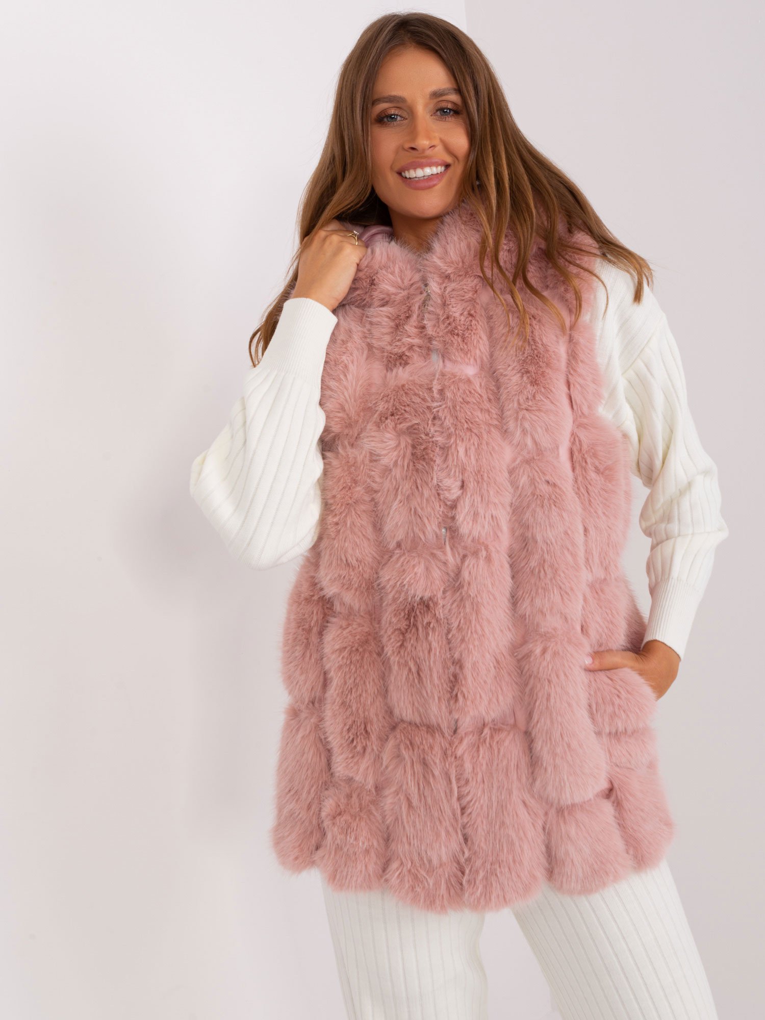 Wool Fashion Italia moteriška liemenė ATKZ2379 - Image 2