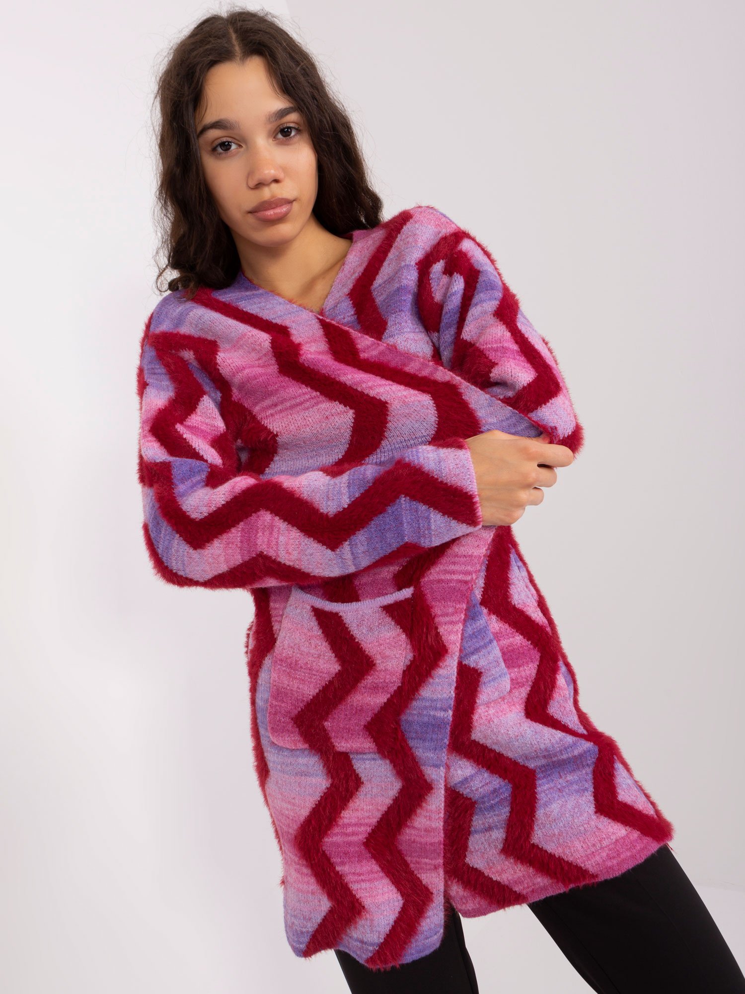Wool Fashion Italia moteriškas megztinis ATSW234701 - Image 3