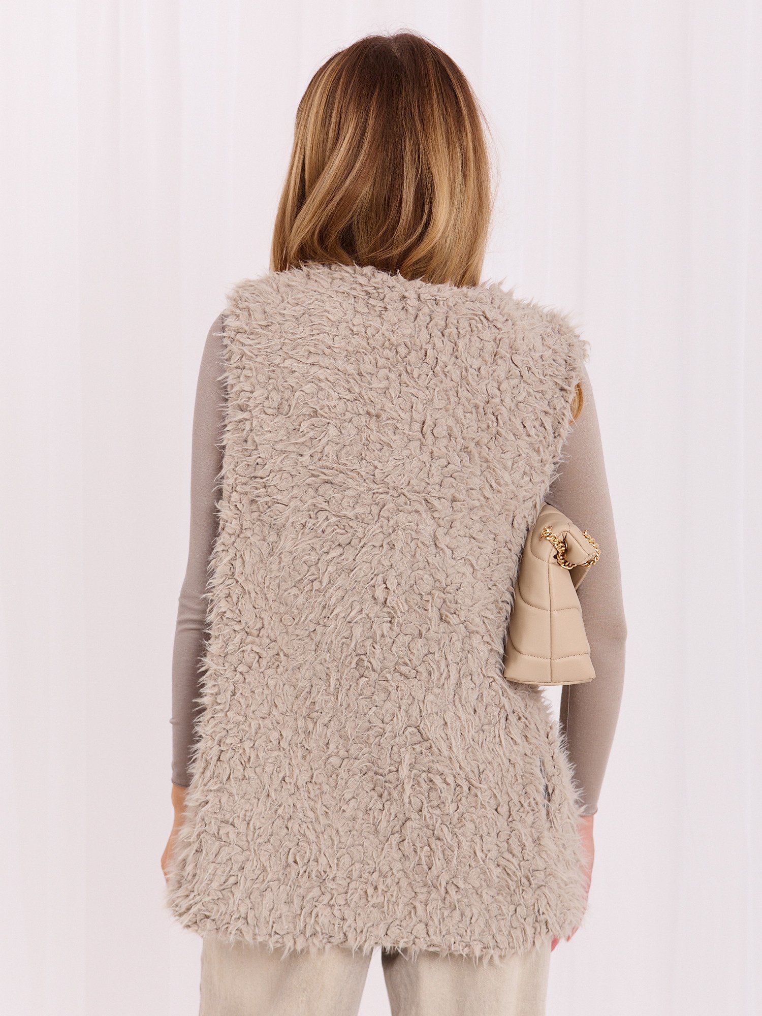 Wool Fashion Italia moteriška liemenė ATKZ22105 - Image 3