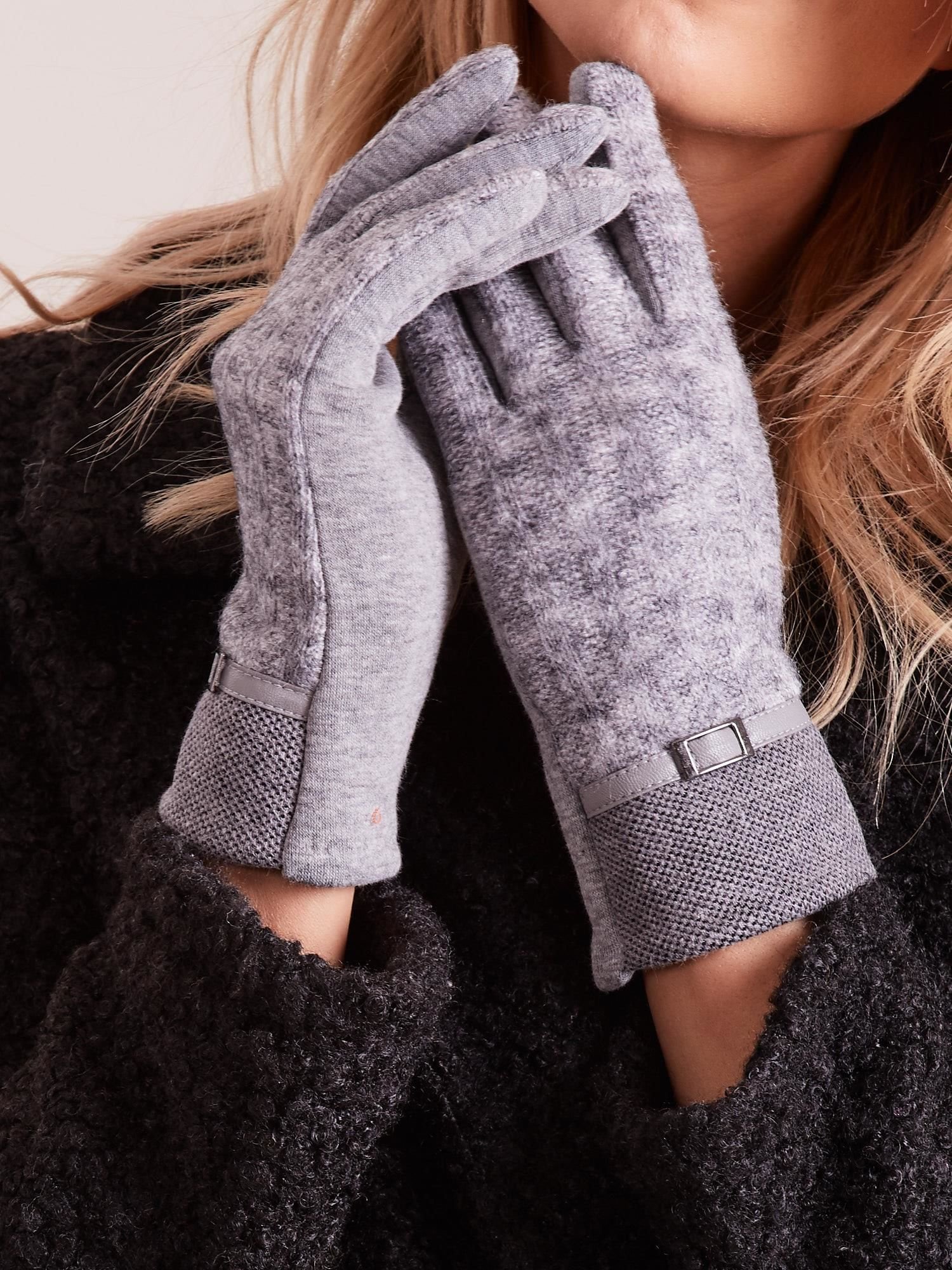 Wool Fashion Italia moteriškos pirštinės ATRK9501 - Image 3