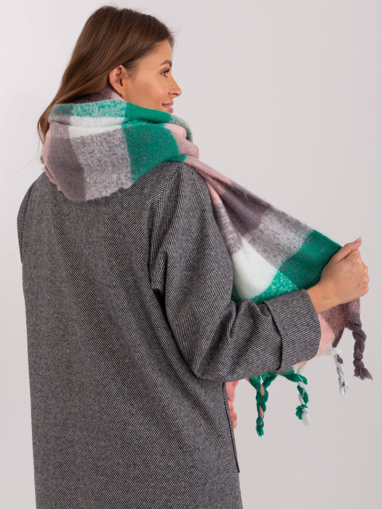 Wool Fashion Italia moteriškas šalikas / skara ATSZ2313501 - Image 3