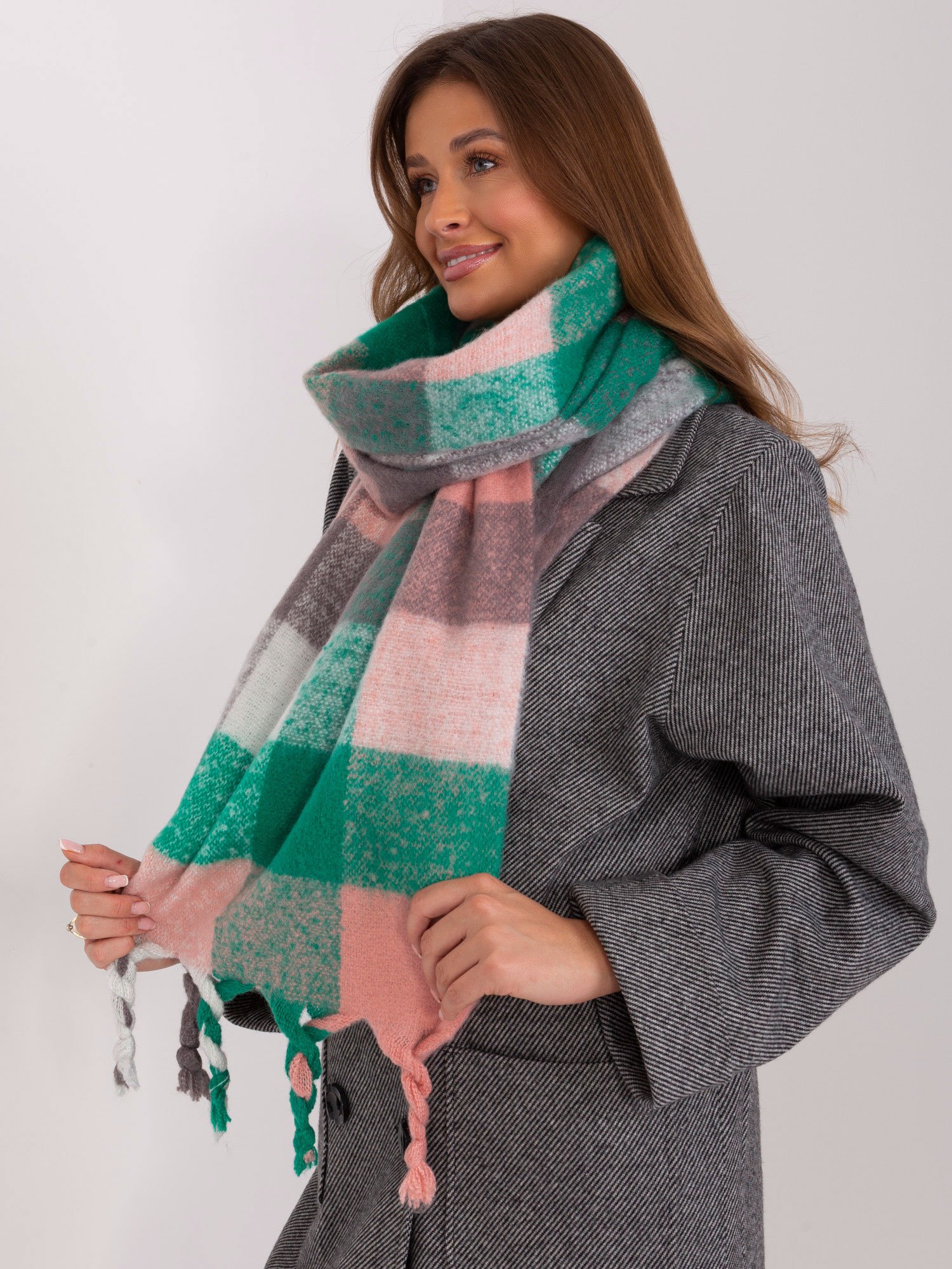Wool Fashion Italia moteriškas šalikas / skara ATSZ2313501 - Image 2