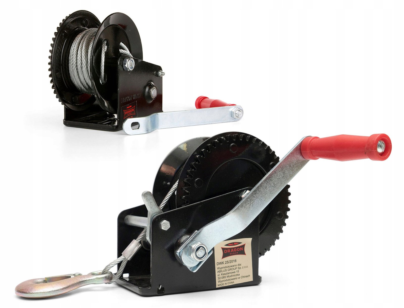 Dragon Winch rankinė trosinė gervė 3500 lb