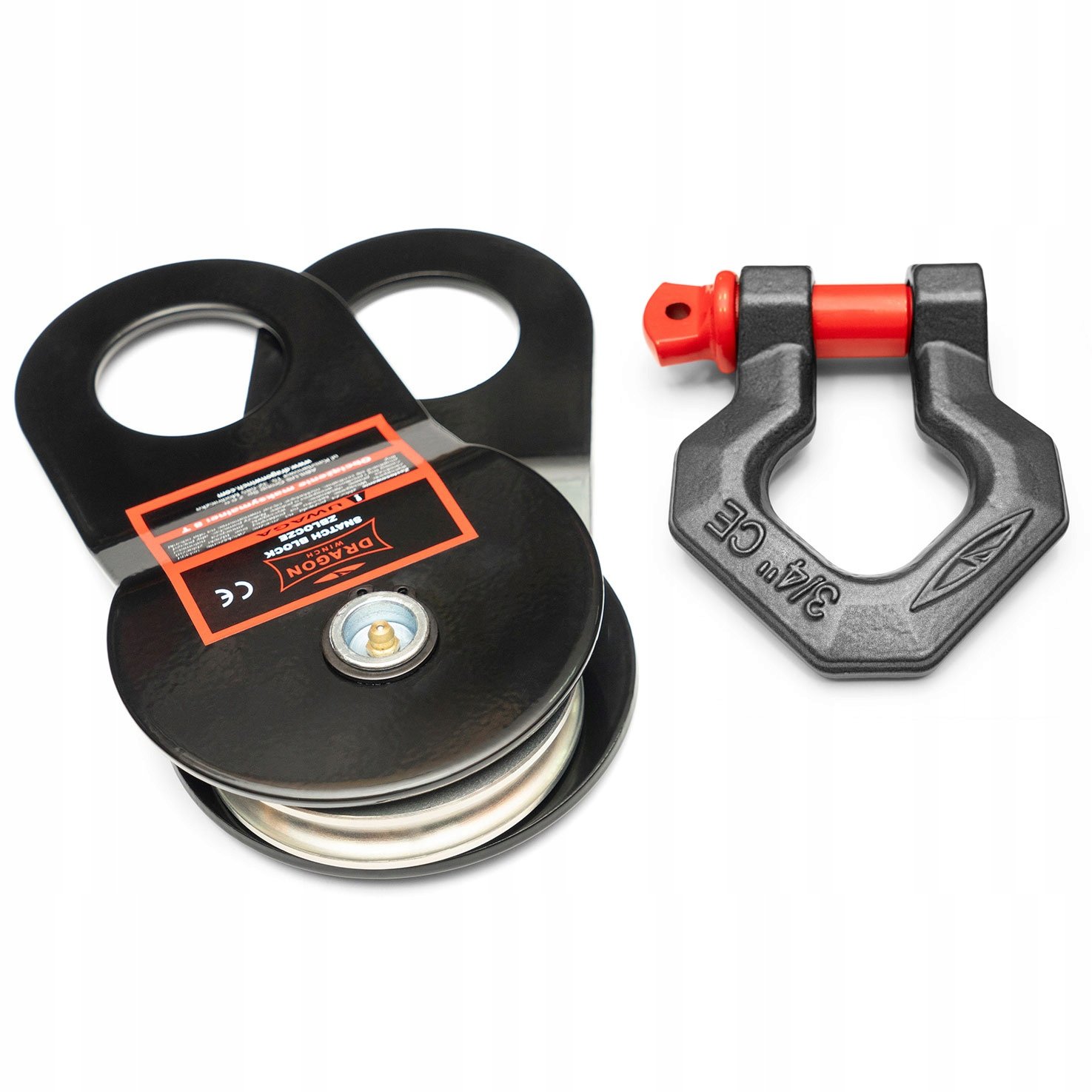 Dragon Winch 8 t gervės skriemulio blokas su 3/4″ šekliu