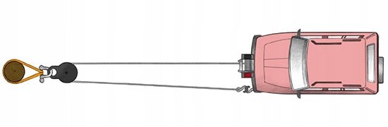 Dragon Winch 8 t gervės skriemulio blokas – vaizdas 3