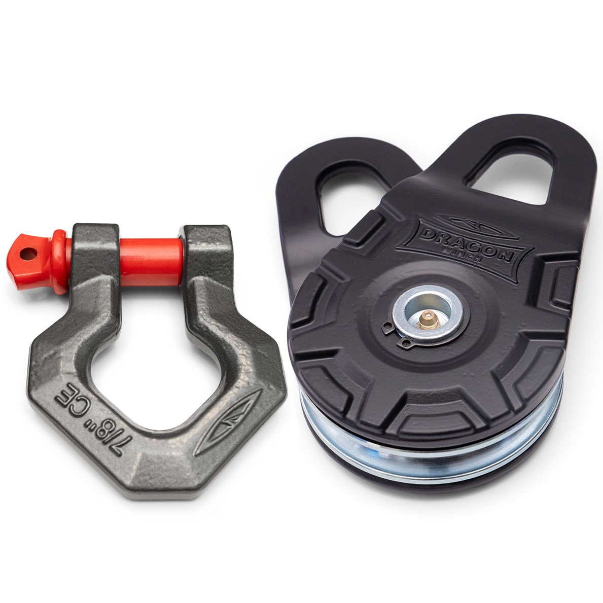 Dragon Winch 10 t gervės skriemulio blokas su 7/8″ šekliu