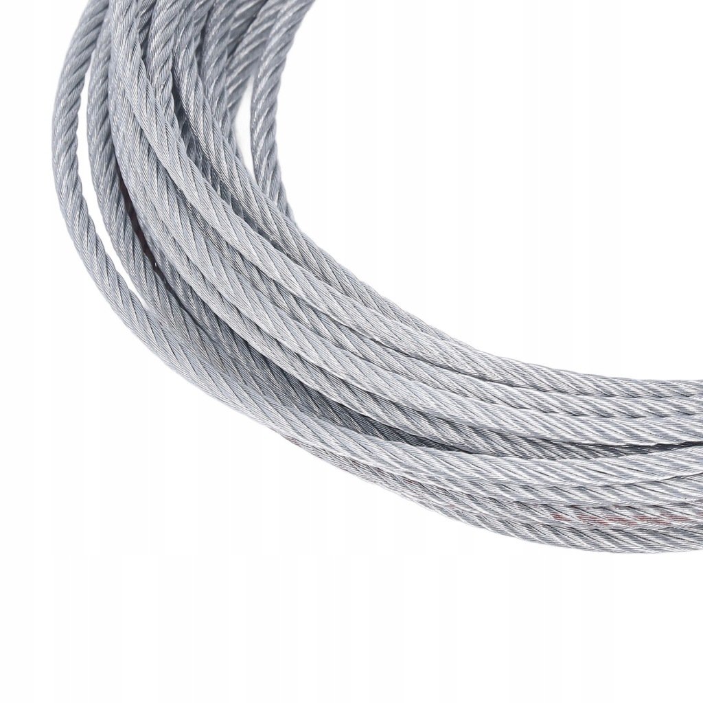 Plieninis gervės trosas 10 mm × 12 m su kabliu – vaizdas 3